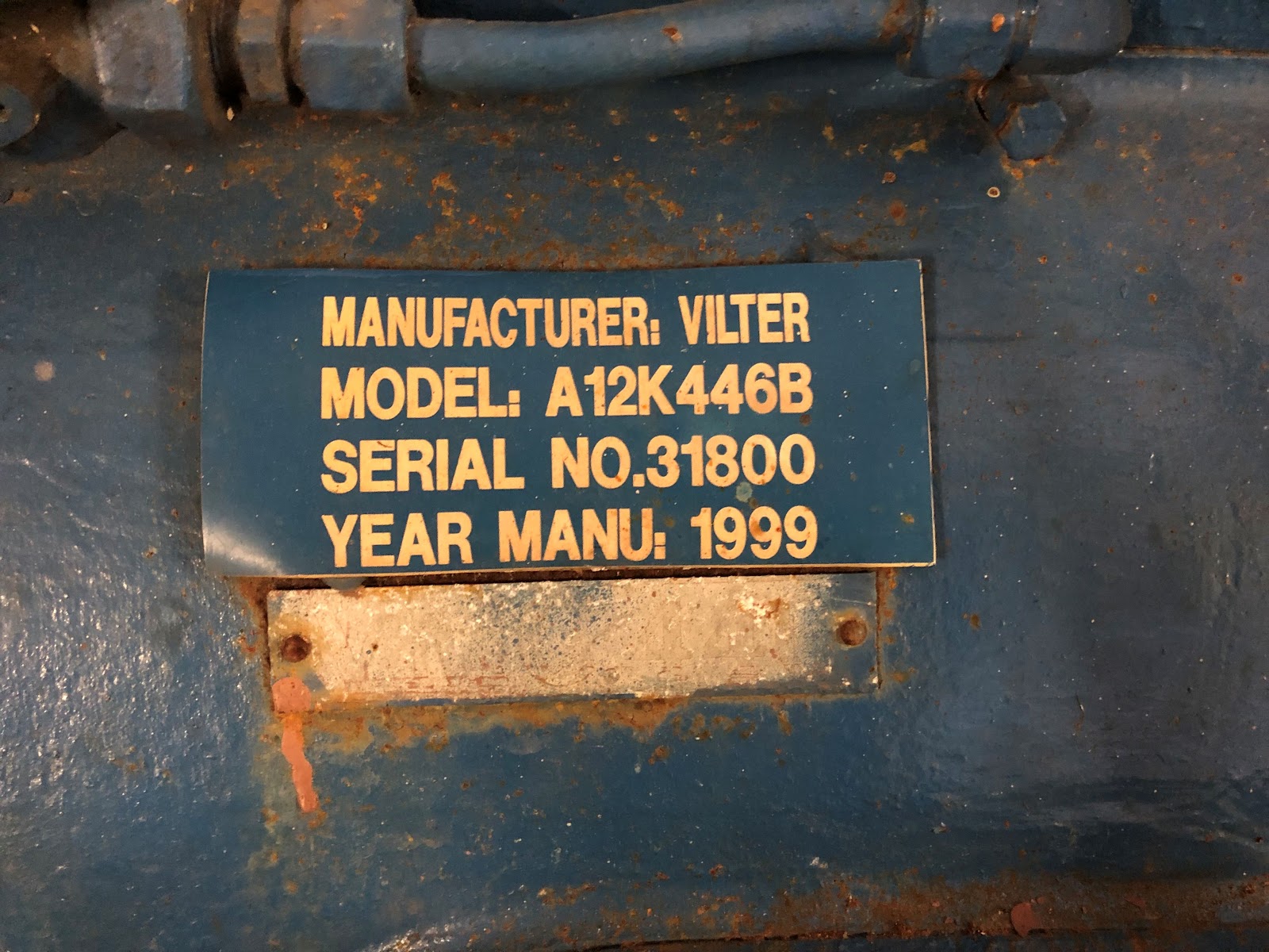 Vilter Reciprocating Compressor (100 hp)