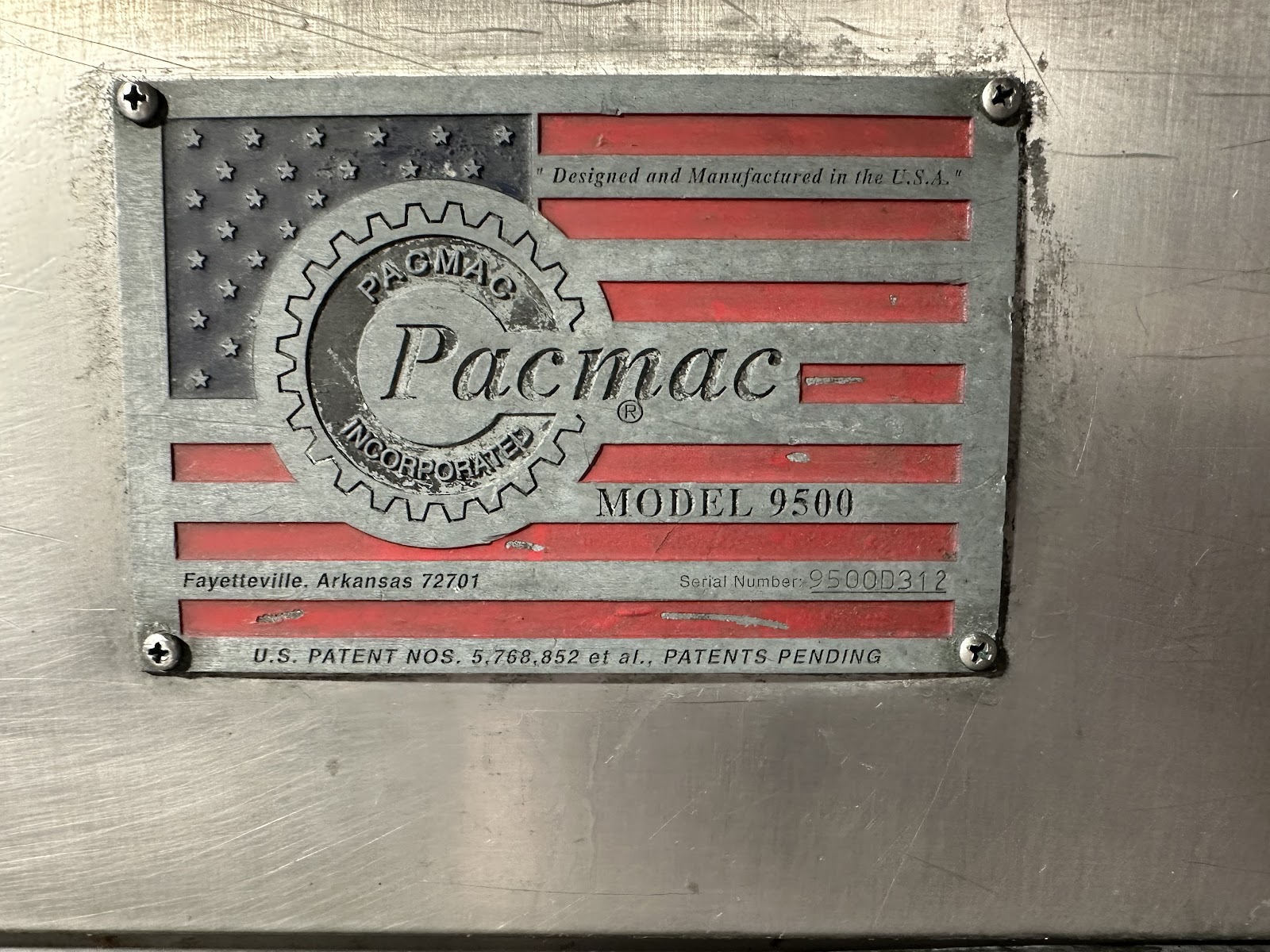 Pacmac Bagger Model 9500